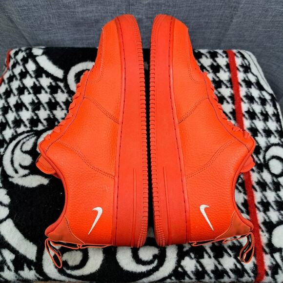 %Size 12 - Nike Air Force 1 \'07 LV8 Overbranding 2018 Men AJ7747-800 / A 20 main image 11
